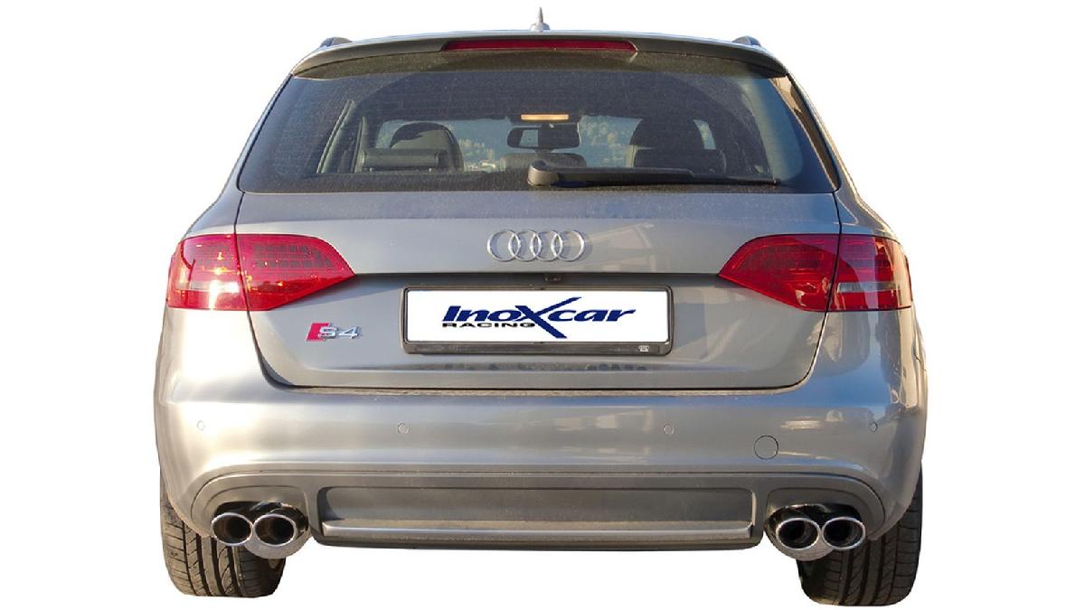 100%25+Inox+%C3%89chappement+Double+sur+mesure+pour+Audi+S4+Avant+3.0TFSi+Quattro+%28333cv%29+2009-+Droite%2FGauche+2x90x70mm